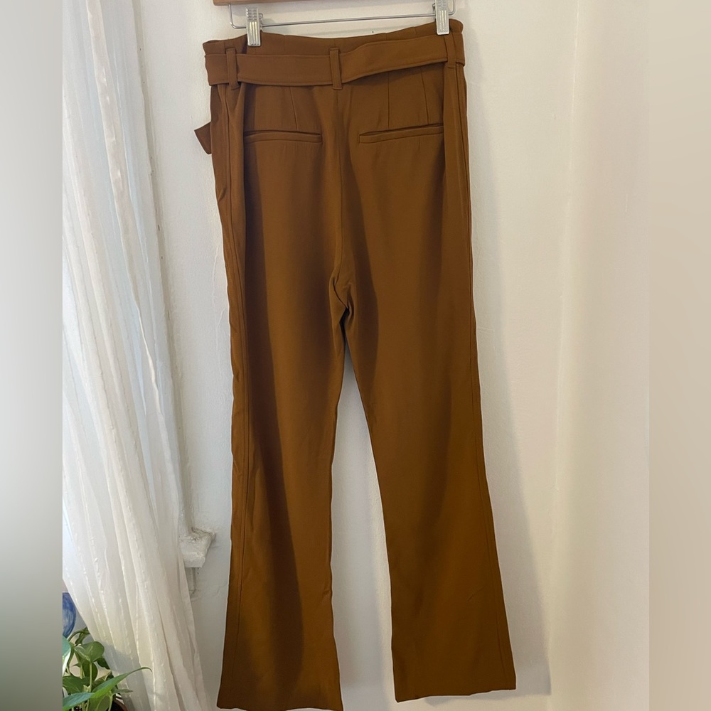 A.L.C. Brown Flare Riding Pants - Picture 3 of 6
